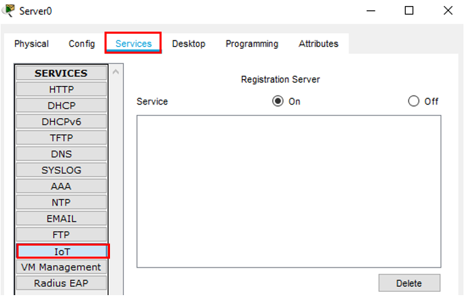 QoS Server IoT